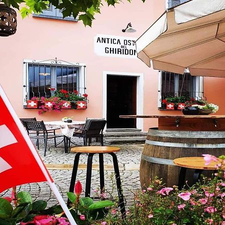 ホテル Antica Osteria Ghiridone Palagnedra エクステリア 写真