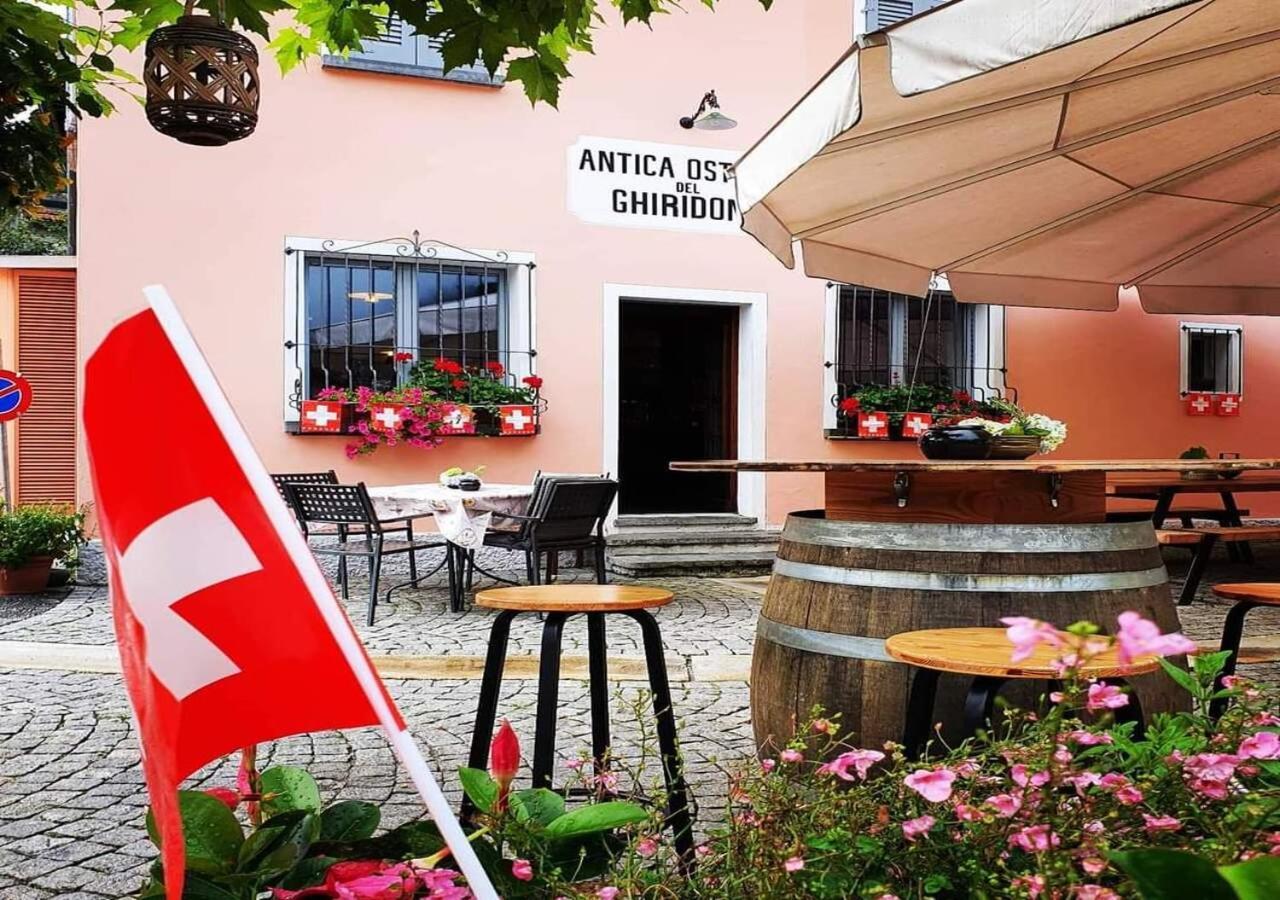 ホテル Antica Osteria Ghiridone Palagnedra エクステリア 写真